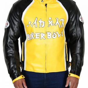 Derek Luke Biker Boyz Yellow Motorcycle Leather Jacket