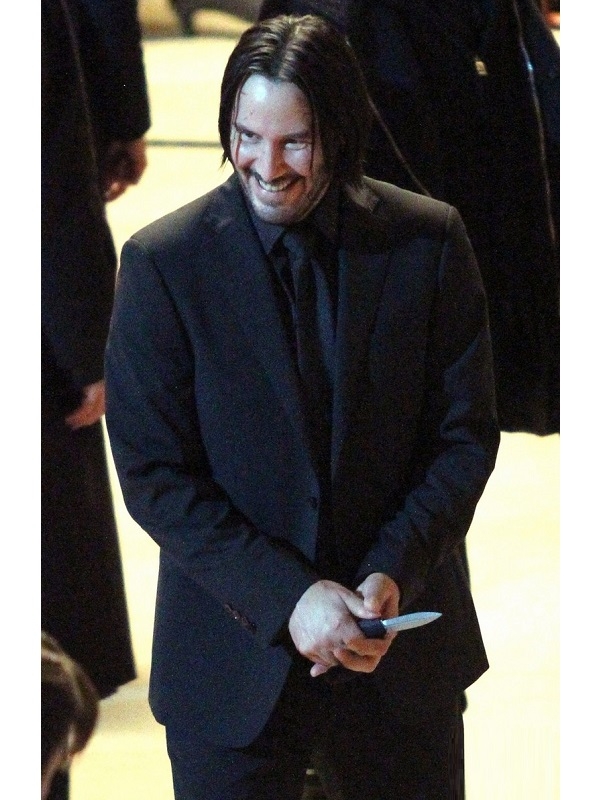 Keanu Reeves John Wick Grey Suit for Sale - Hleatherjackets