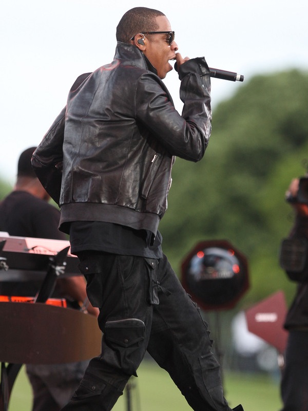 Jay Z LV Leather Jacket