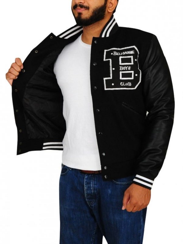 BBC Letterman Black Varsity Jacket, Men Jackets