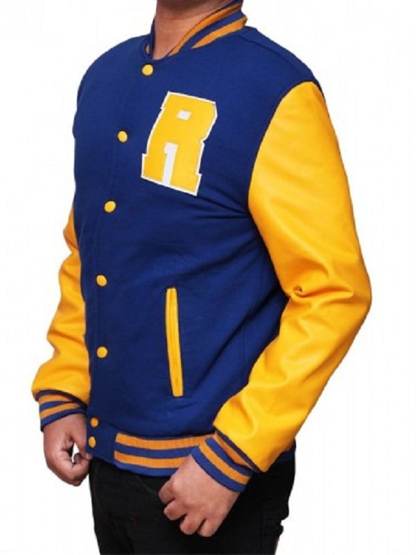 APA Men's Varsity Style Leather Jacket