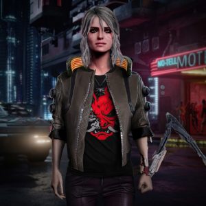 Cyberpunk 2077 Ciri Bomber Jacket