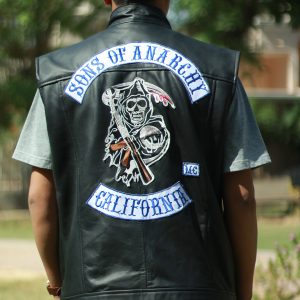 Jax Teller Sons of Anarchy Samcro Patches Leather Vest
