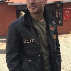 Çagatay Ulusoy The Protector Hakan Demir Black Leather Jacket