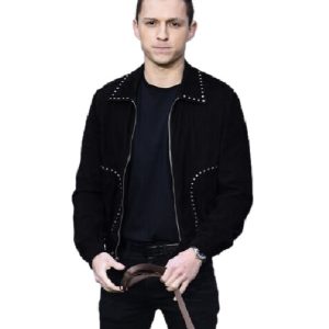 Tom Holland Black Cotton jacket