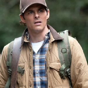 James Marsden Wear A Brown Cotton Jacket In The Stand