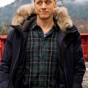 Secrets Alan Tudyk Fur Collar Coat