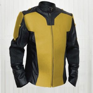 Actor Corey Stoll Ant-Man Yellow Black Biker Leather Jacket