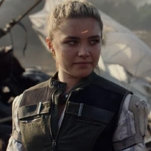 Florence Pugh Wear Vest In Black Widow