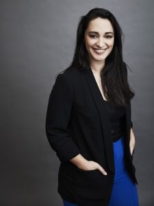 Sara Tomko Wearing Black Blazer at an event for Resident Alien