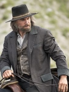 Anson Mount wearing Gray Coat in Hell on Wheels