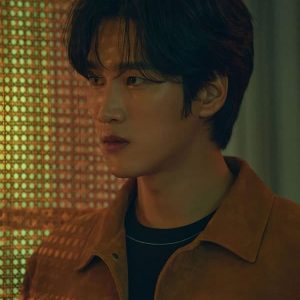 Actor Ahn Bo-Hyun Wearing Brown Suede Leather Jacket In My Name as Pil-do Jeon