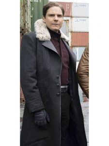 Daniel Brühl Wearing Black Fur Colllar Coat In The Falcon and the Winter Soldier as Baron Zemo