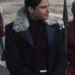 Actor Daniel Brühl Wearing Black Coat The Falcon and the Winter Soldier as Baron Zemo