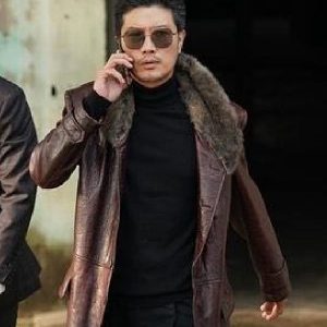 Hee-soon Park Wearing Brown Coat In My Name series as Mu-jin Choi