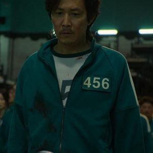 Lee Jung-jae Wearing Green Tracksuit In Squid Game as Seong Gi-hun