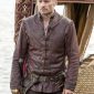 Actor Nikolaj Coster-Waldau Wearing Maroon Jacket In Game of Thrones as Jaime Lannister