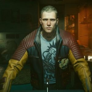 Video Game Cyberpunk 2077 Asian Male V Biker Jacket