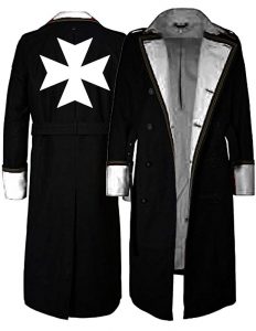 Warhammer 40K Templar Black Trench Coat
