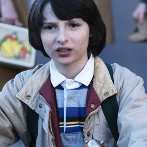 Finn Wolfhard Wearing Off-White Jacket In Stranger Things as Mike Wheeler