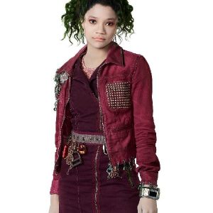 Actress Kylee Russell Wearing Red Jacket In Zombies 2 as Eliza - filmstarjacket
