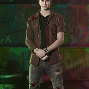 Actor Milo Manheim Wearing Brown Shirt In Z-O-M-B-I-E-S 2 as Zed - filmstarjacket