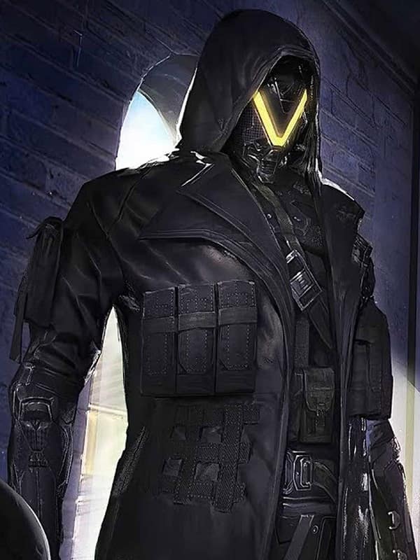 Playerunknown S Battlegrounds Pubg Elite Agent Trench Coat Battlegrounds Pubg Elite Agent Trench Coat, Pubg Mobile Black Trench Coat