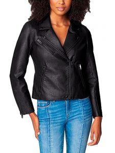 Women Semi-Fit Leather Jacket