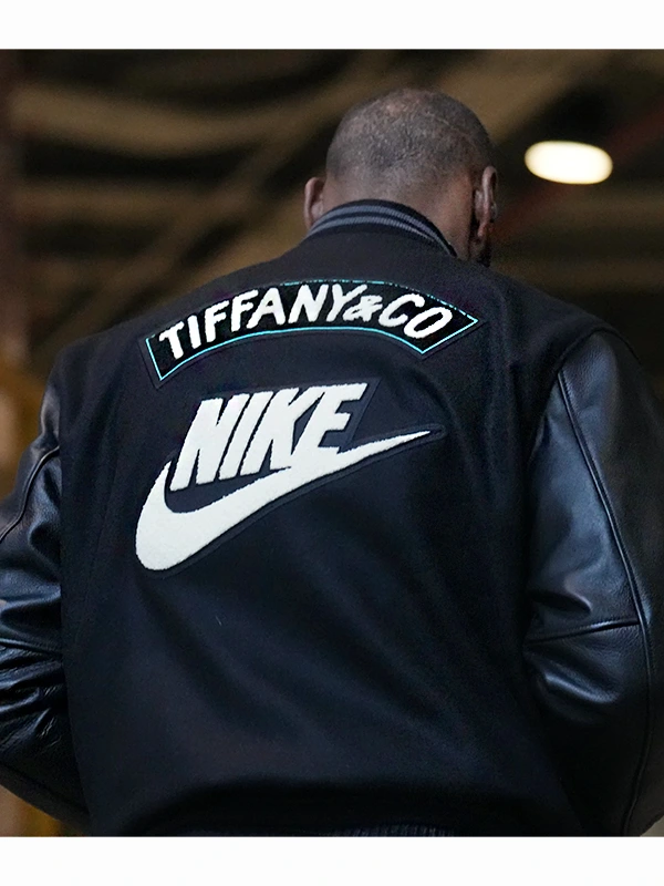 Tiffany Co New York Black Bomber Jacket