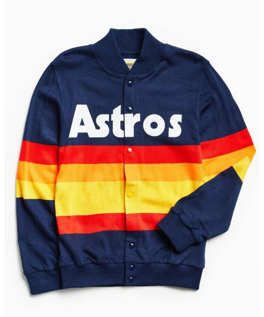 Get Game-Ready with the Kate Upton Astros Sweater Jacket – Stay Cozy in Astros Style