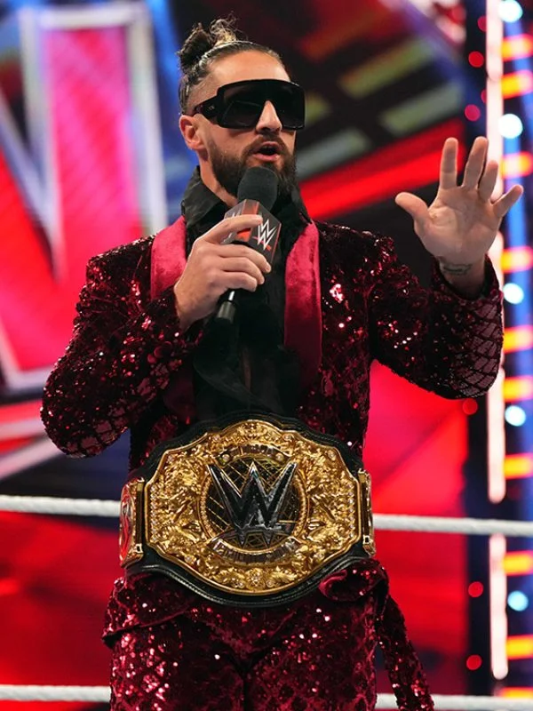 WWE Monday Night RAW 2024 Seth Rollins Sequin Blazer