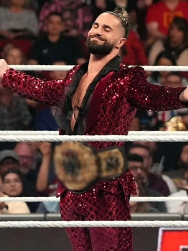 WWE-Monday-Night-RAW-2024-Seth-Rollins-Sequin-Blazer