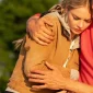 Samara Weaving Eenie Meanie Brown Jacket