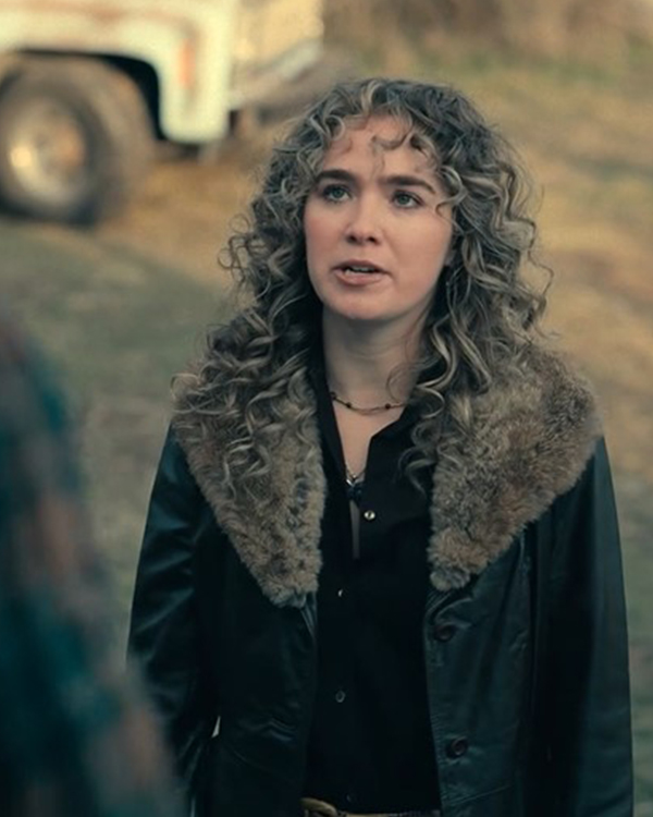 Ponies S01 Haley Lu Richardson Black Leather Jacket