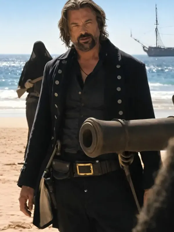 The Bluff Karl Urban Black Coat