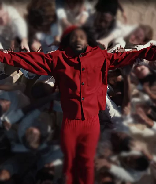 Count Me Out Kendrick Red Jacket bold celebrity inspired red jacket