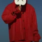 Count Me Out Kendrick Red Jacket bold celebrity inspired red jacket