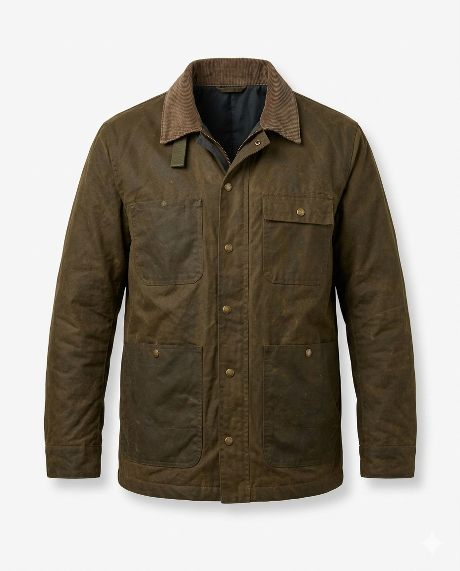 Jason Statham Mutiny 2026 Brown Jacket | Men's Fabric Jacket